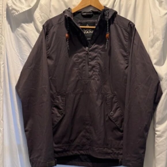 Prana Pullover Anorak Jacket Mens Small Lightweight Hiking Outdoors - Picture 1 of 6